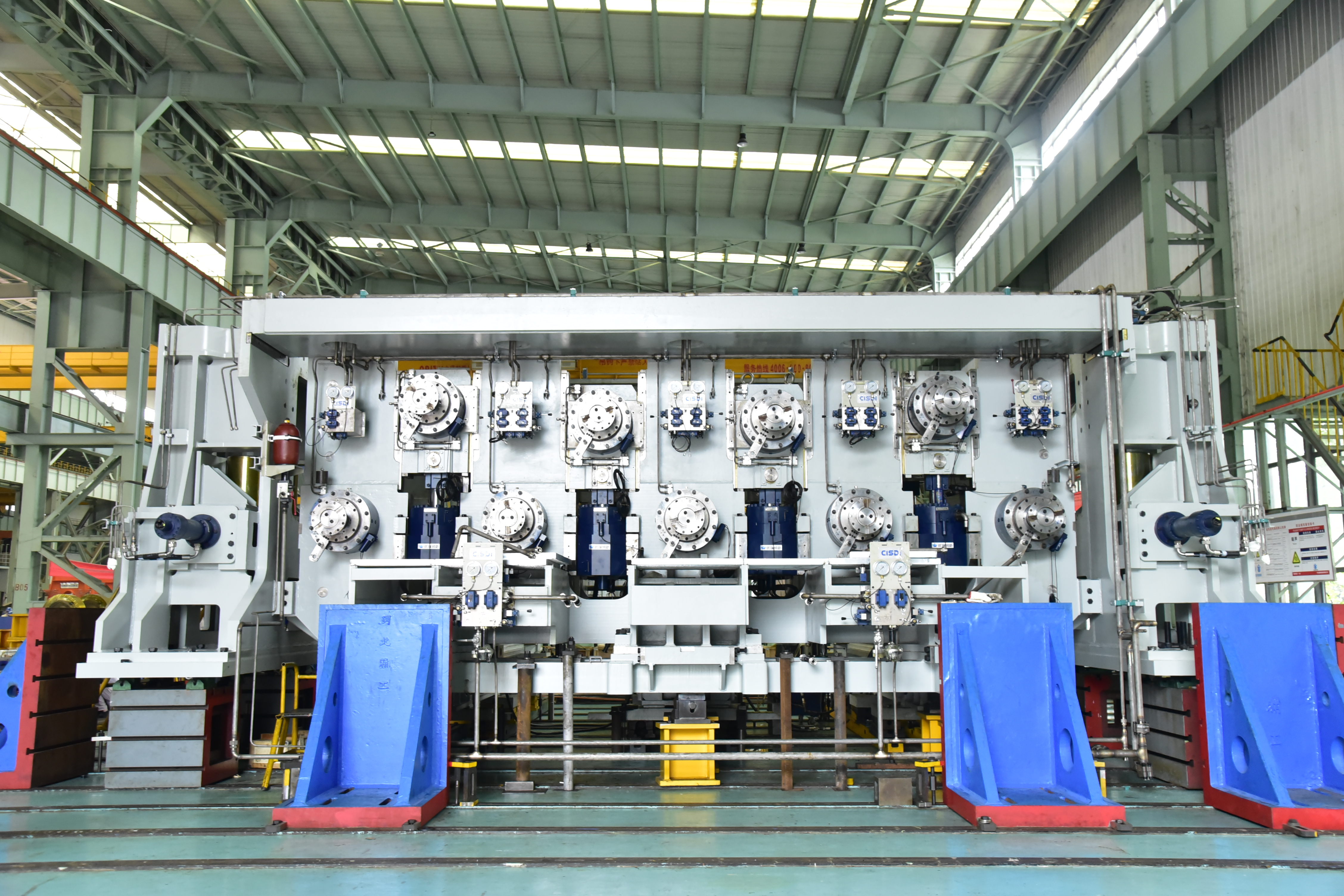 03-河北永洋特鋼重軌生產(chǎn)線DSCD龍門式型鋼矯直機